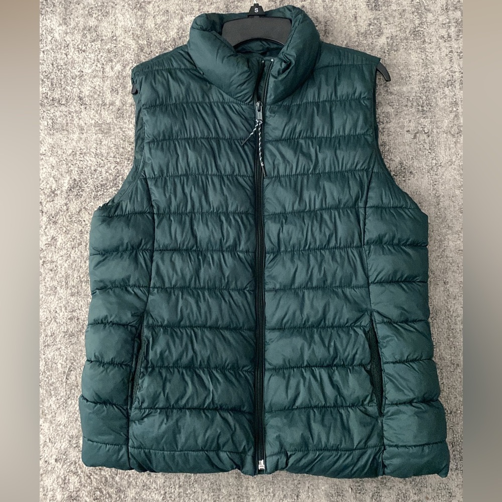 Midnight Green Puffer Vest